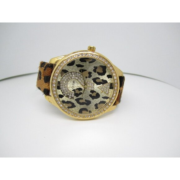 Women's Guess Water Resistant Analog 47mm Crystals Dial Watch (D442) - Picture 9 of 12